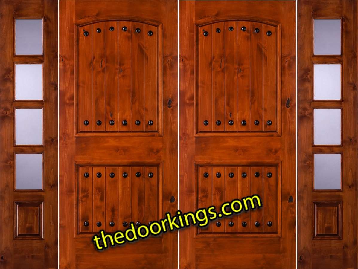 sw62 knotty alder with two sw68 sidelites